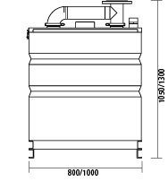 污水提升设备安装示意图